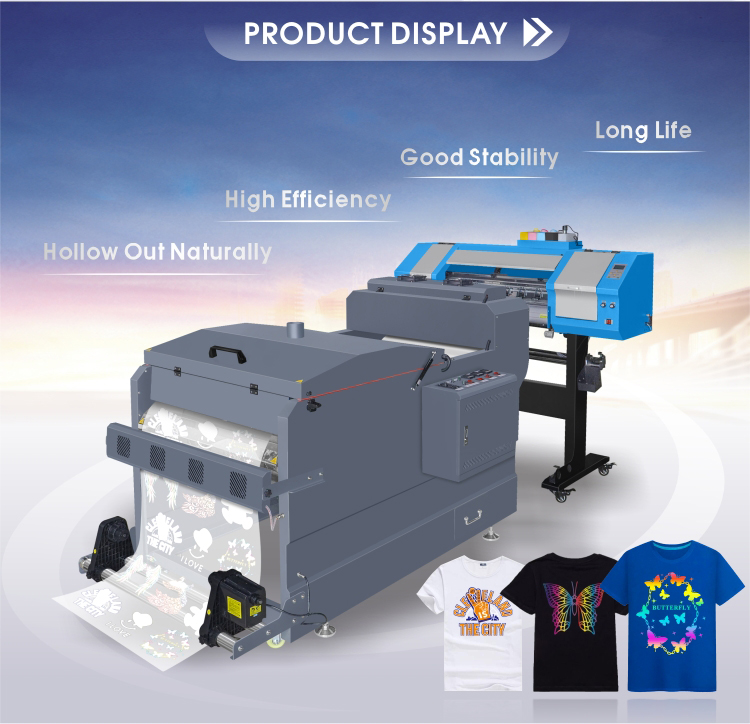 China Manufacturer Heat Transfer Vinyl Hydrographic Film Printing Powder Dryer All-in-one Machine